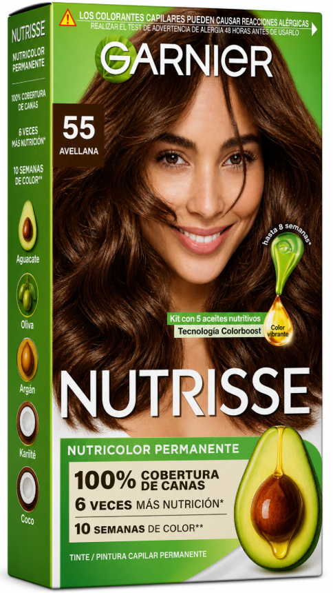 Garnier Nutrisse 55 Avellana hair color