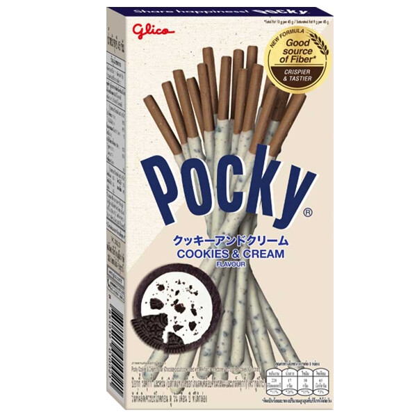 Pocky cookies & cream