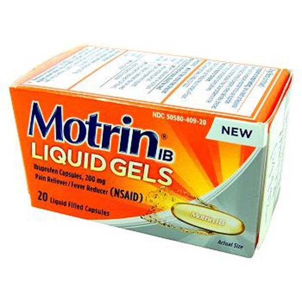 Motrin IB liquid gels